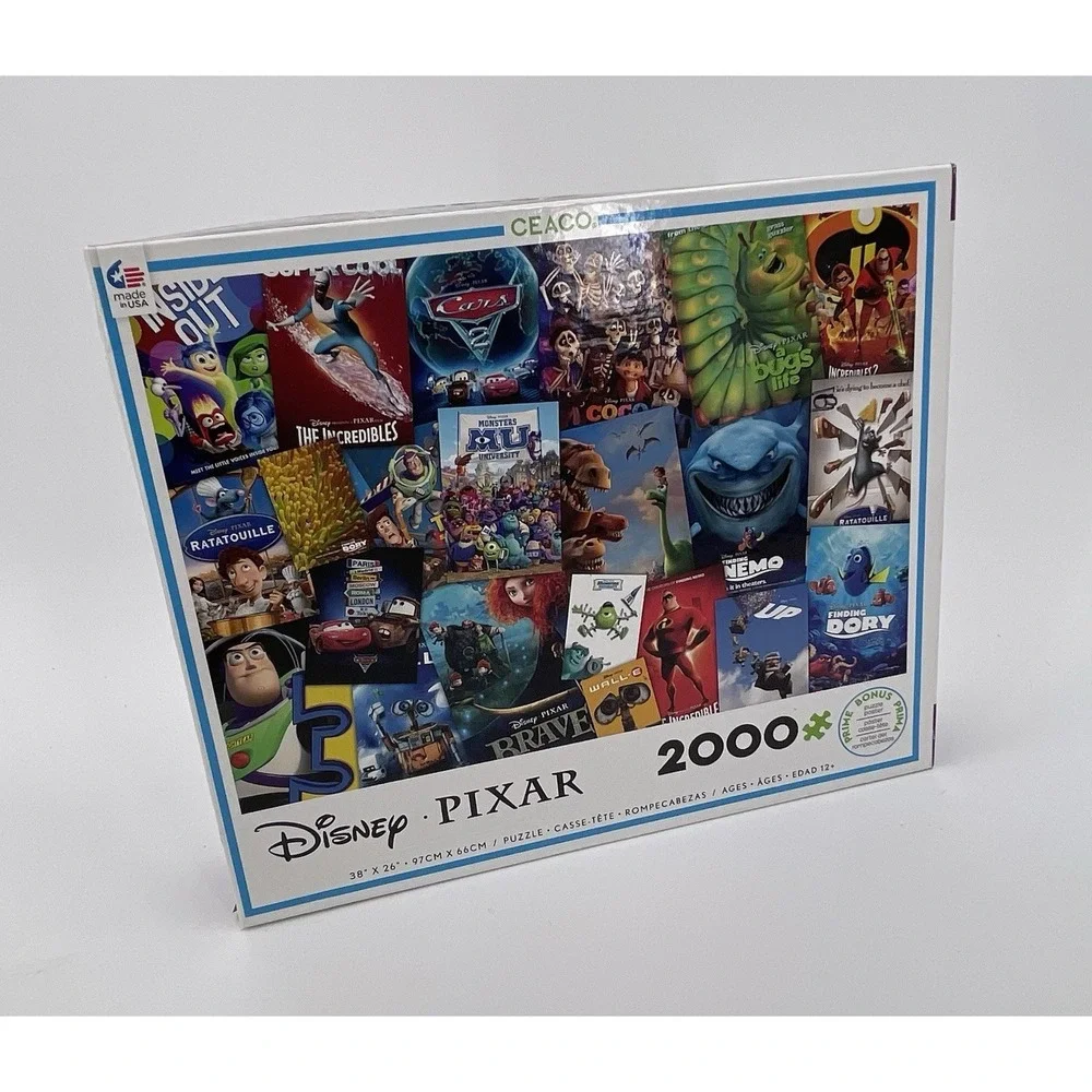 Ceaco Jigsaw Puzzle Disney Pixar Movie Poster  Pc 3502-5‎ Complete No Poster